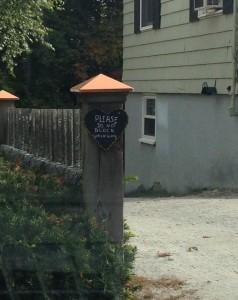 Outdoor sign encouraging kindness